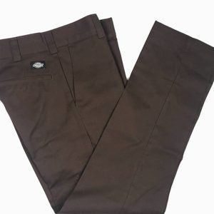 Dickies Flex ‘67 Collection Slim Fit Straight Leg 34x34 Work Pants Brown